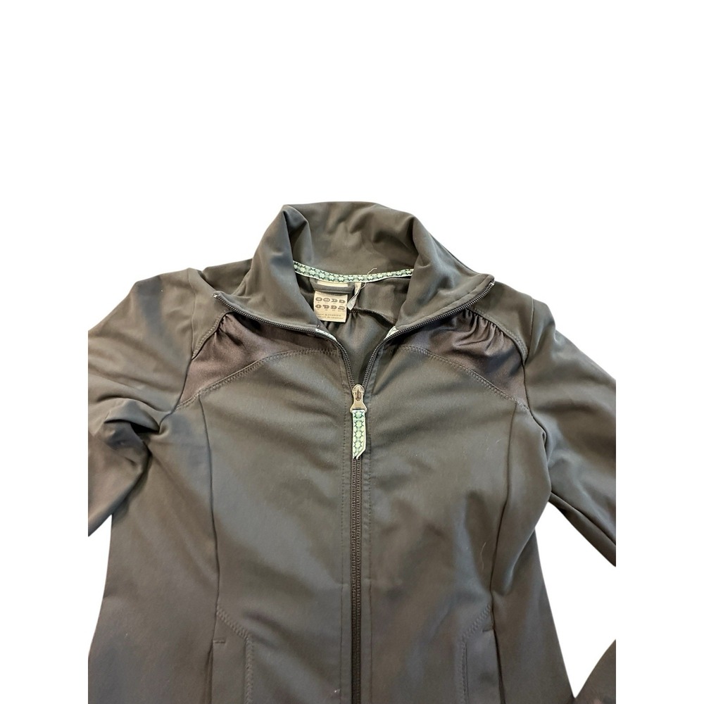 Adidas Womens Jacket Clima365 LightWeight Size XS Black Full Zip High Collar EUC - Picture 2 of 10